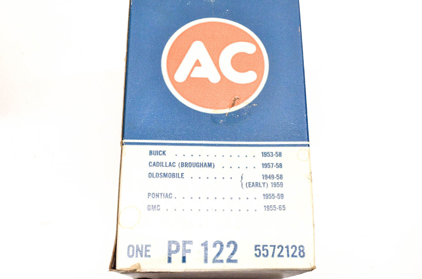 AC PF122, PF 122, 5572128 Oil Filter NOS