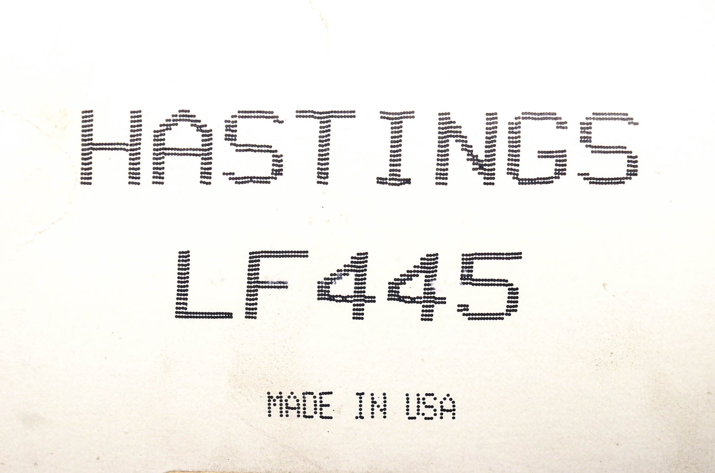 Hastings LF445 Oil Filter NOS