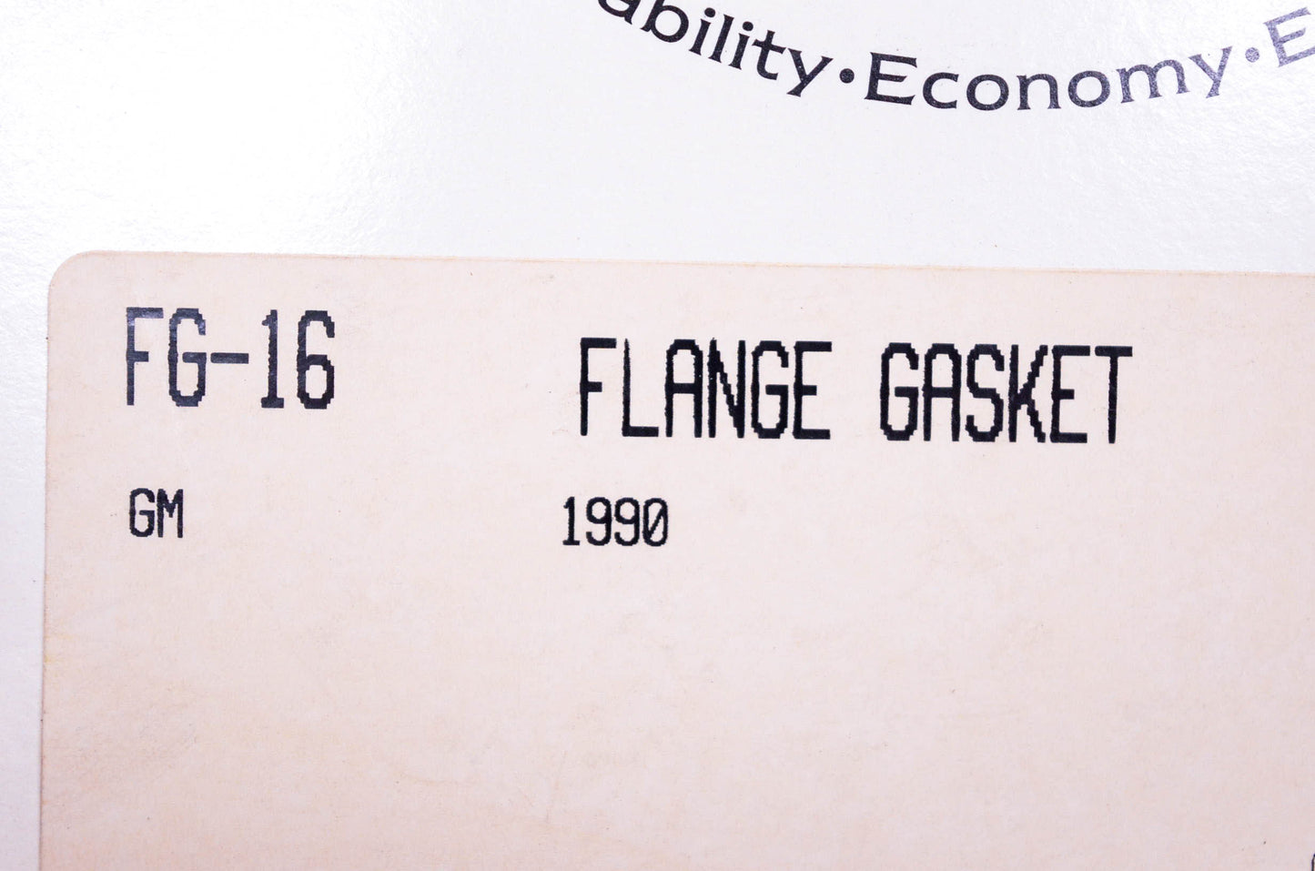 Filko FG-16, 800-1019G Flange Gasket NOS
