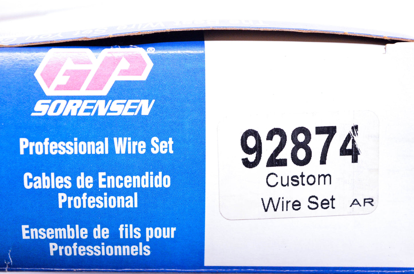 GP Sorensen 92874 Custom Spark Plug Wire Kit NOS