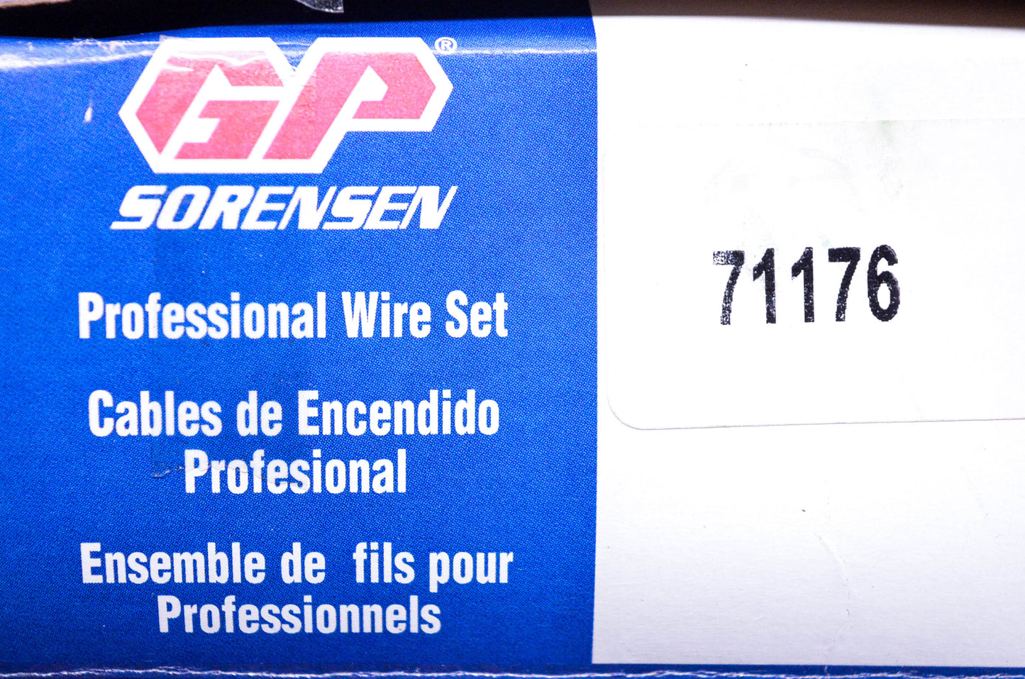 GP Sorensen 71176 Spark Plug Wire Kit NOS