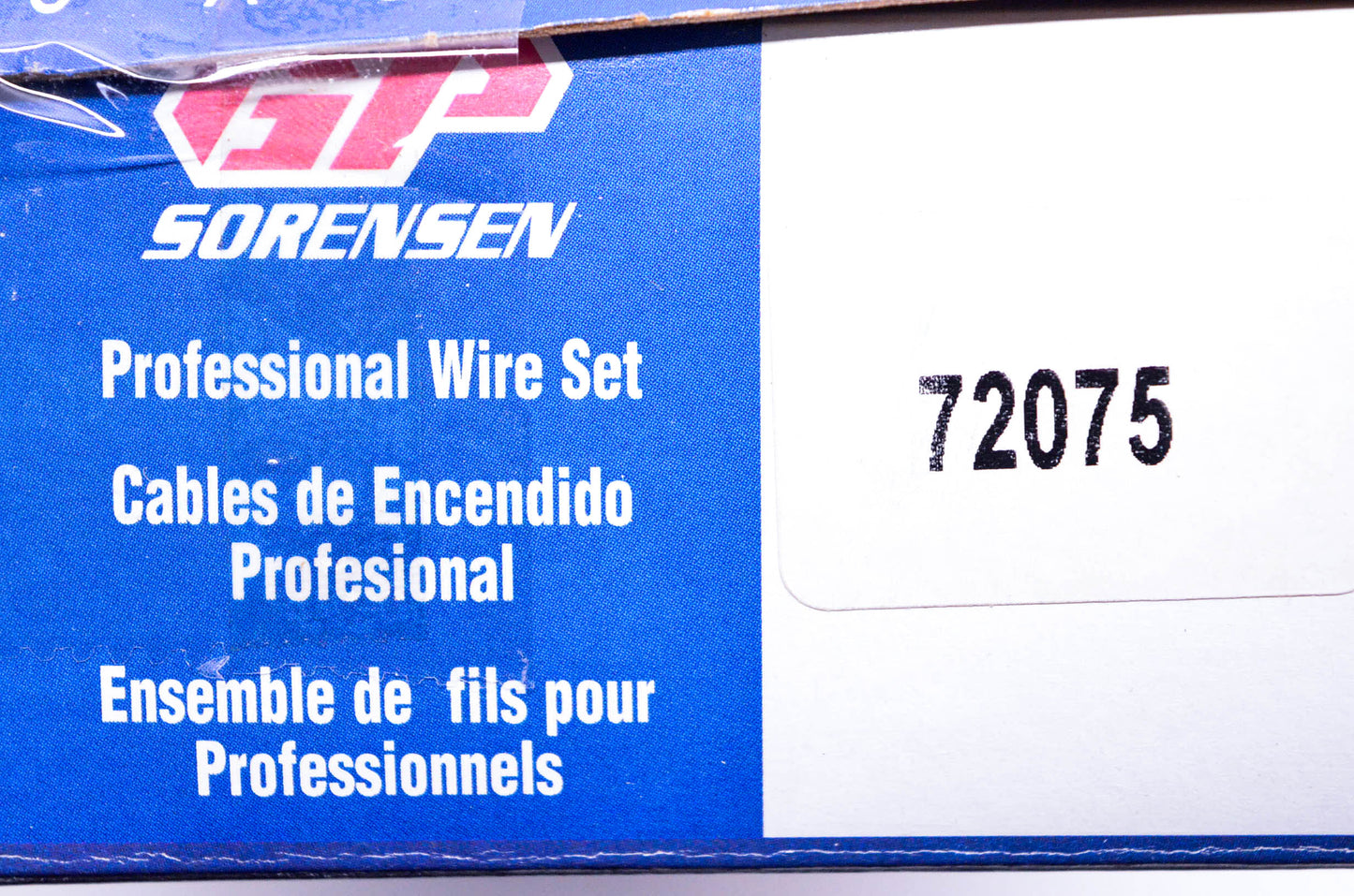 GP Sorensen 72075 Spark Plug Wire Kit NOS