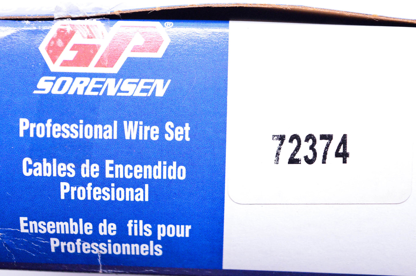 GP Sorensen 72374 Spark Plug Wire Kit NOS