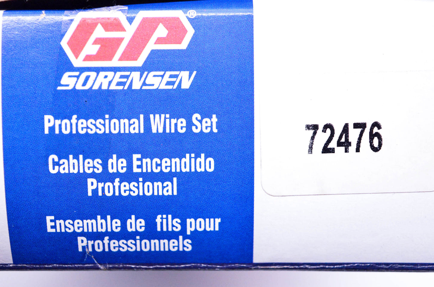 GP Sorensen 72476 Spark Plug Wire Kit NOS