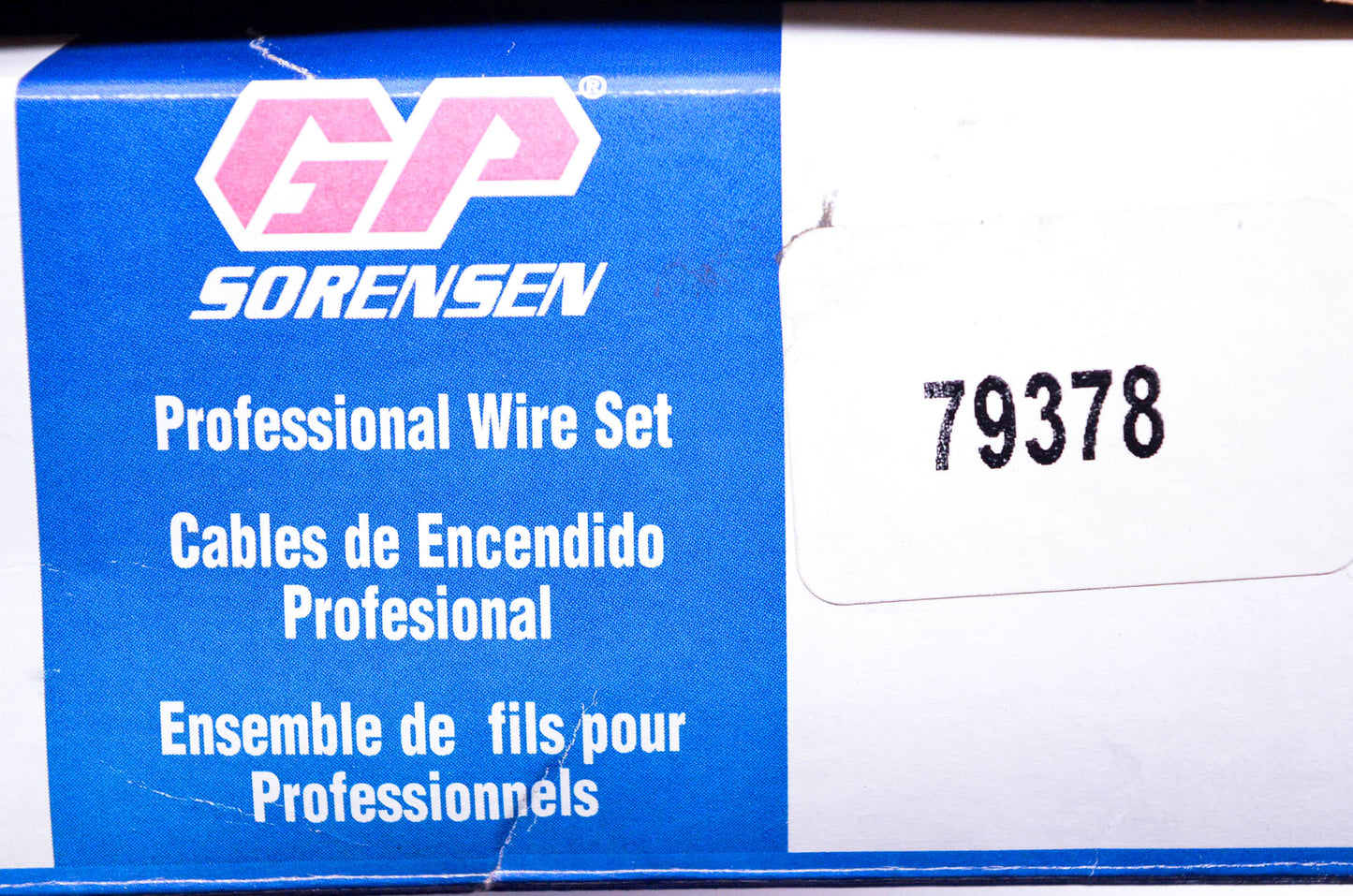 GP Sorensen 79378 Spark Plug Wire Kit NOS