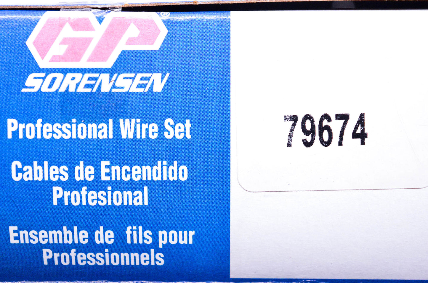 GP Sorensen 79674 Spark Plug Wire Kit NOS