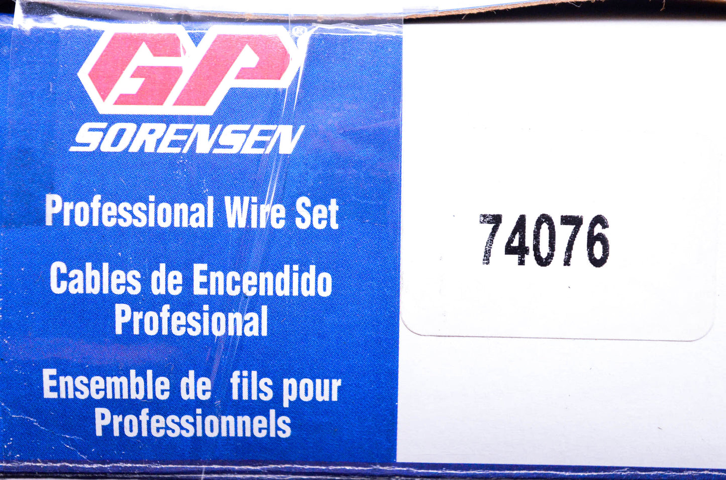 GP Sorensen 74076 Spark Plug Wire Kit NOS
