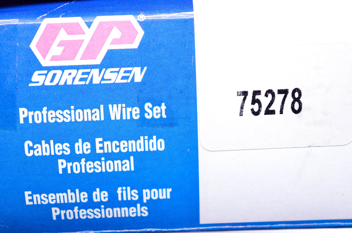 GP Sorensen 75278 Spark Plug Wire Kit NOS