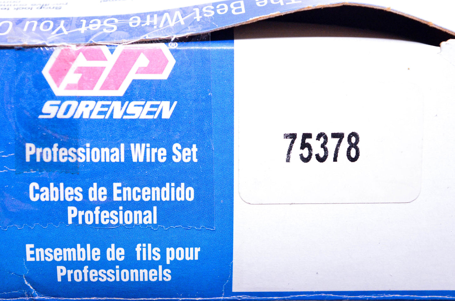 GP Sorensen 75378 Spark Plug Wire Kit NOS