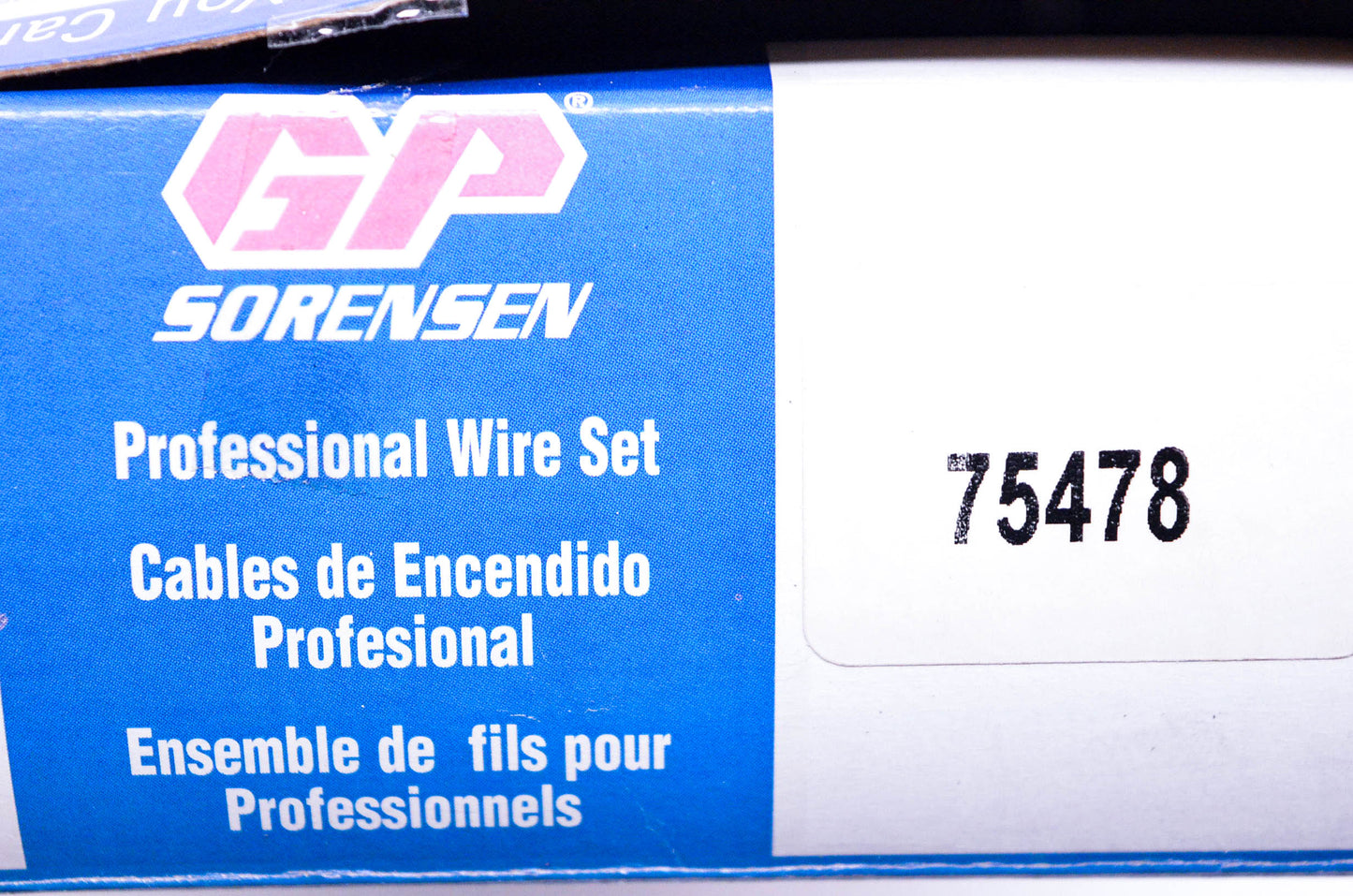 GP Sorensen 75478 Spark Plug Wire Kit NOS