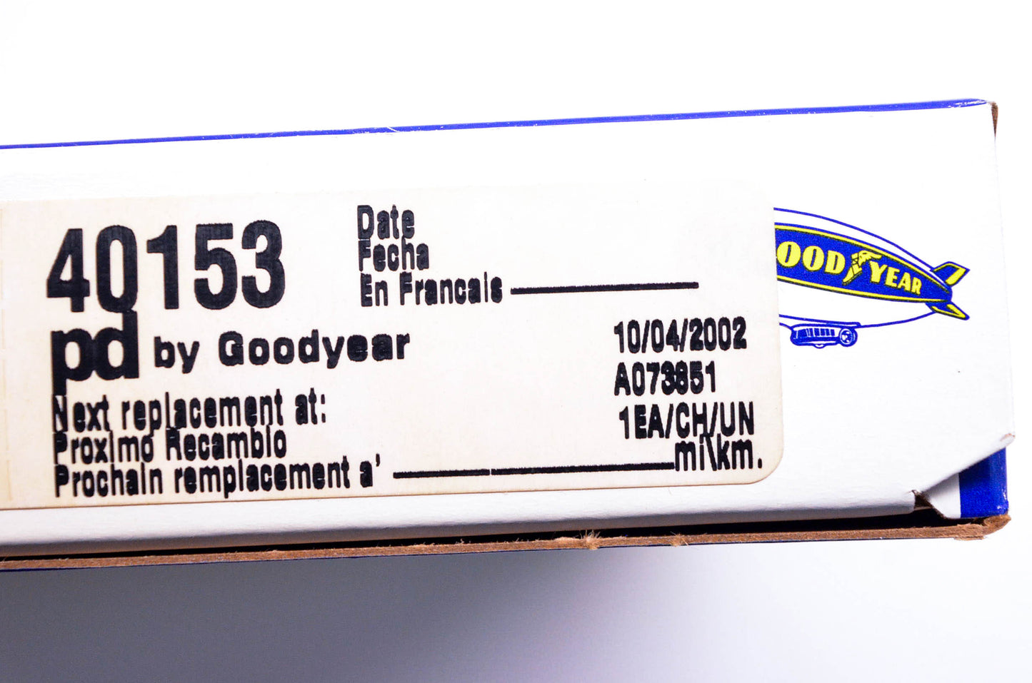 Goodyear 40153 Timing Belt NOS