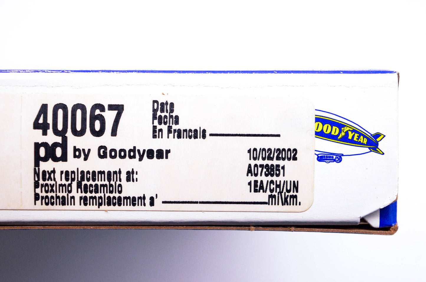 Goodyear 40067 Timing Belt NOS