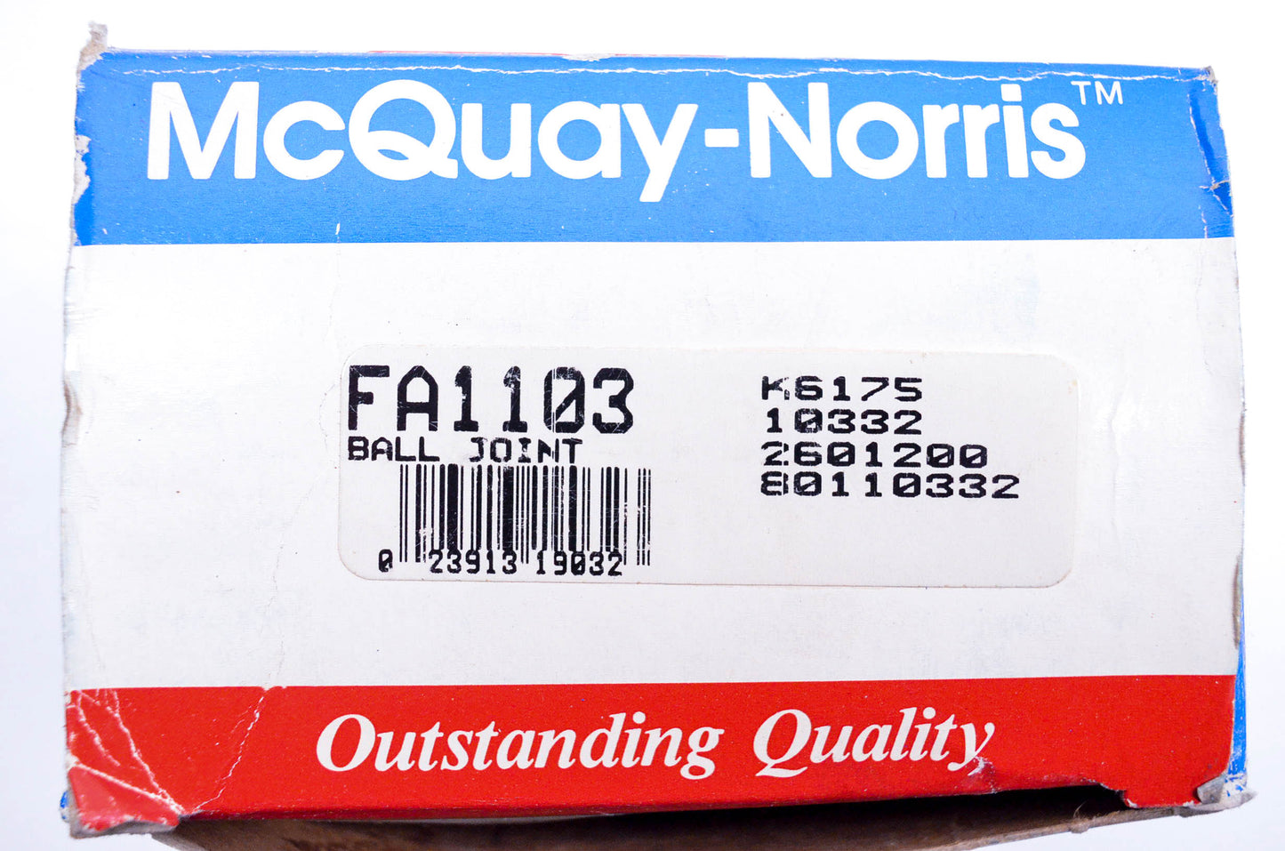 McQuay-Norris FA1103, K6175, 10332 Ball Joint Kit NOS
