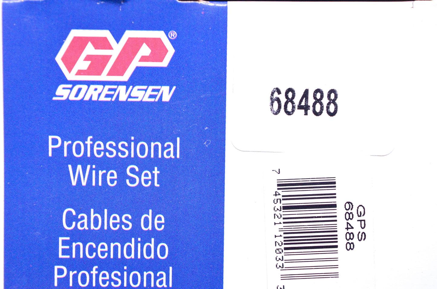GP Sorensen 68488 Spark Plug Wire Kit NOS