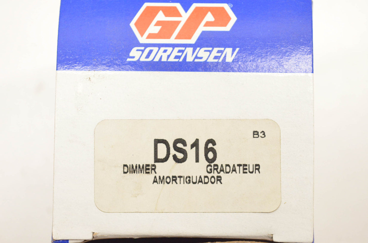GP Sorensen DS16 Dimmer NOS
