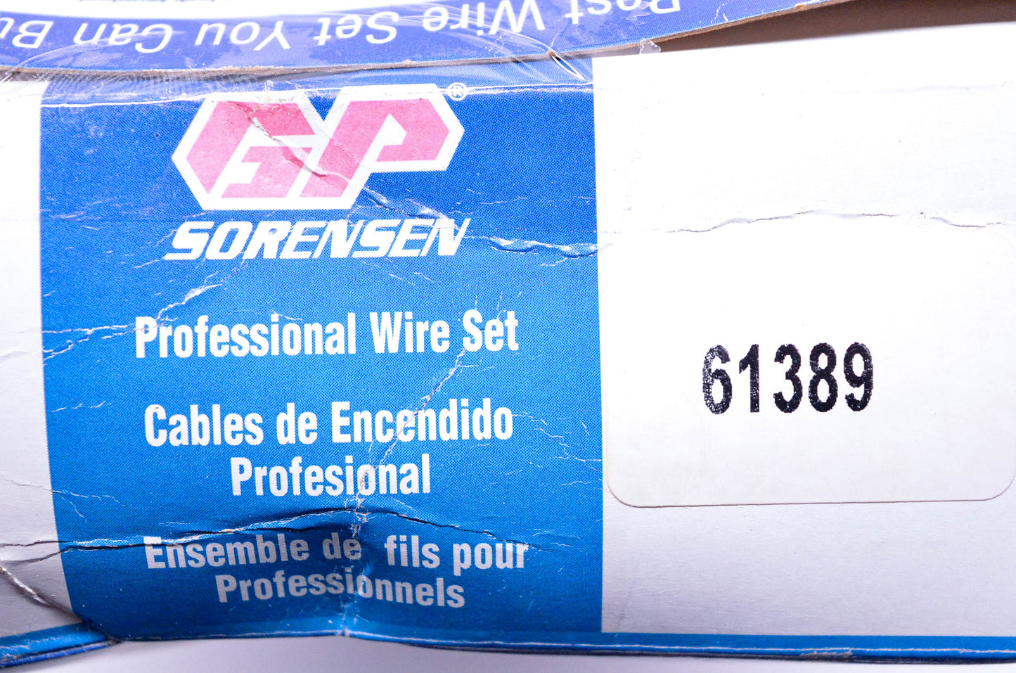 GP Sorensen 61389 Spark Plug Wire Kit NOS