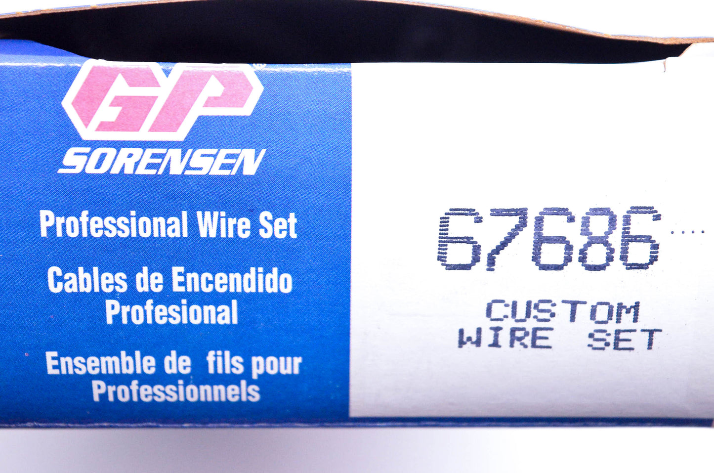 GP Sorensen 67686 Custom Spark Plug Wire Kit NOS