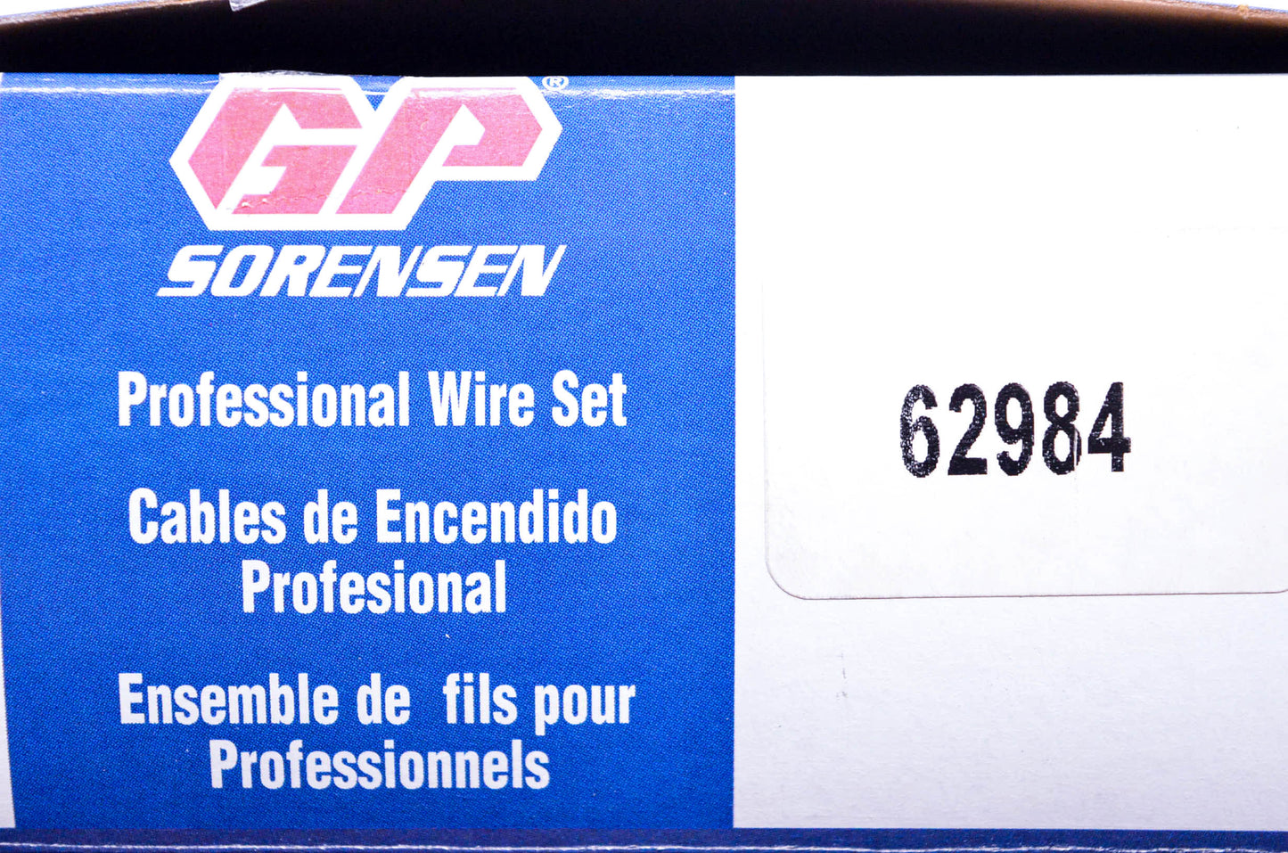 GP Sorensen 62984 Spark Plug Wire Kit NOS