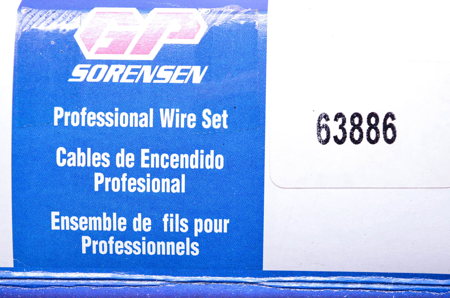 GP Sorensen 63886 Spark Plug Wire Kit NOS