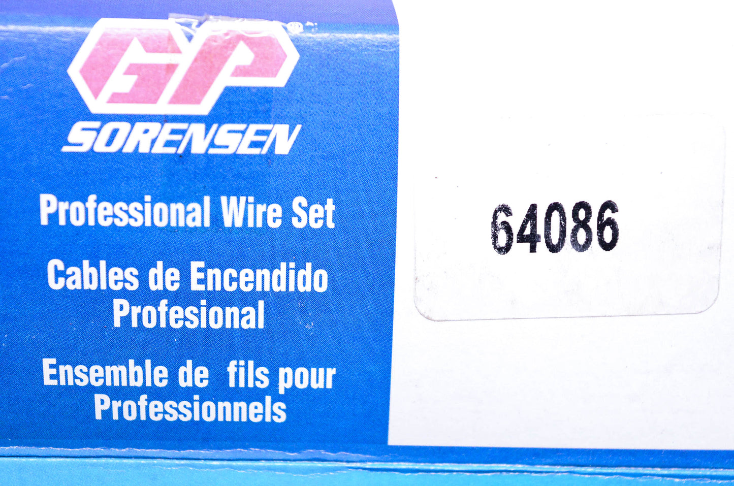 GP Sorensen 64086 Spark Plug Wire Kit NOS