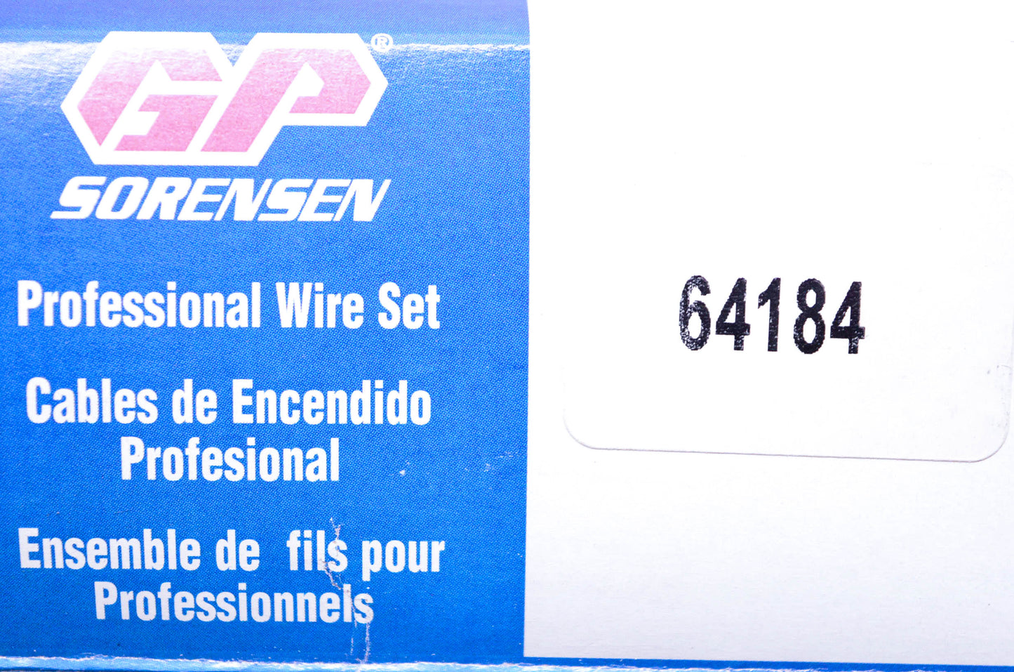 GP Sorensen 64184 Spark Plug Wire Kit NOS