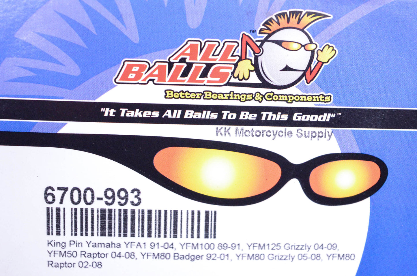 All Balls 6700-993 King Pin Kit NOS