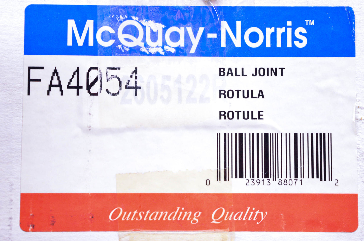 McQuay-Norris FA4054 Suspension Arm & Ball Joint Kit NOS