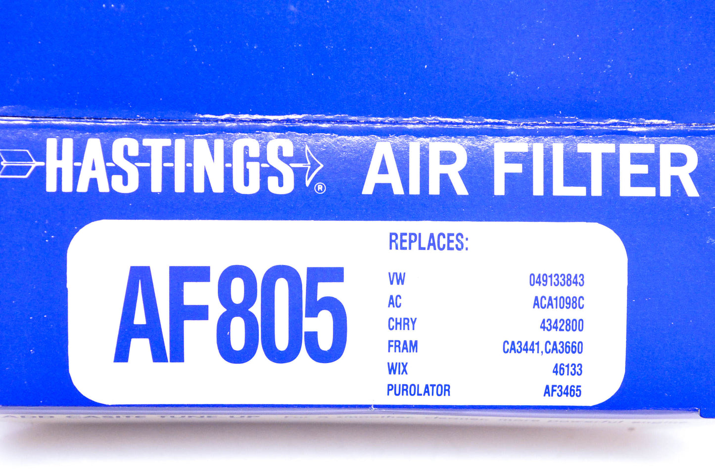 Hastings AF805, AF-805 Air Filter NOS