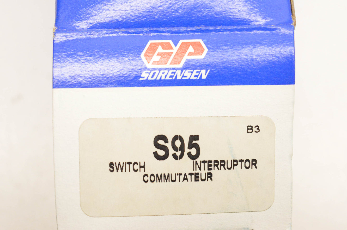 GP Sorensen S95 Ignition Lock and Cylinder Switch NOS