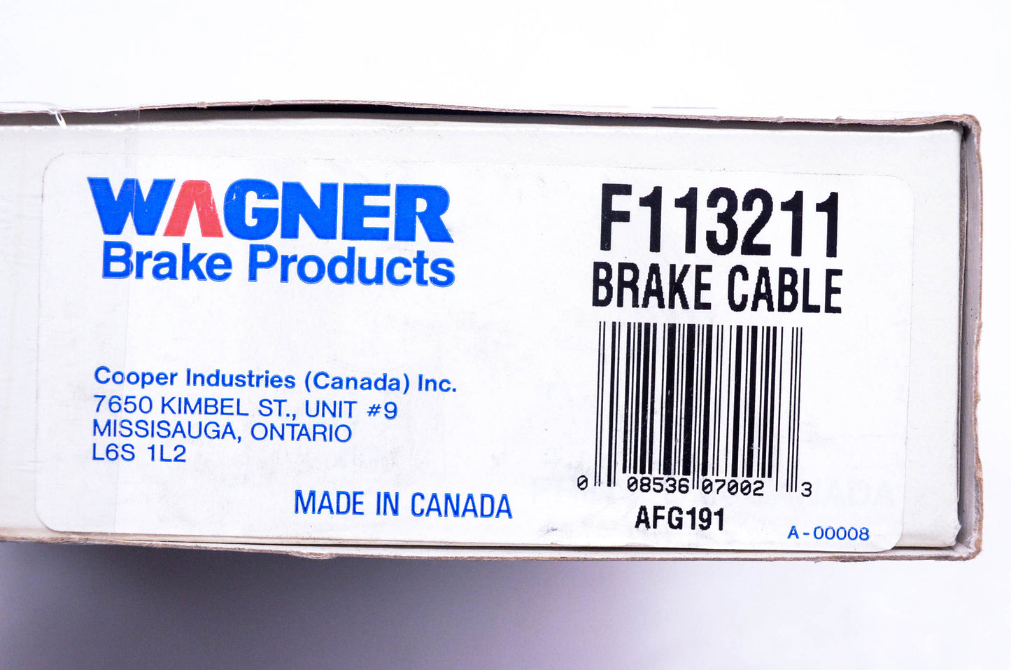 Wagner F113211 Brake Cable Kit NOS