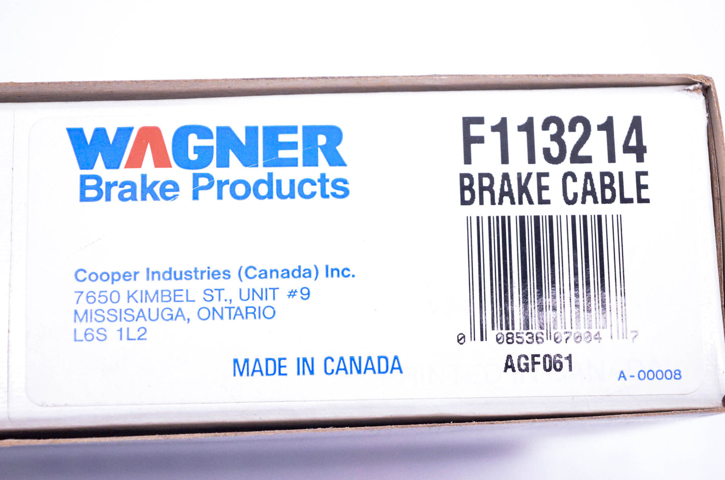 Wagner F113214 Brake Cable Kit NOS