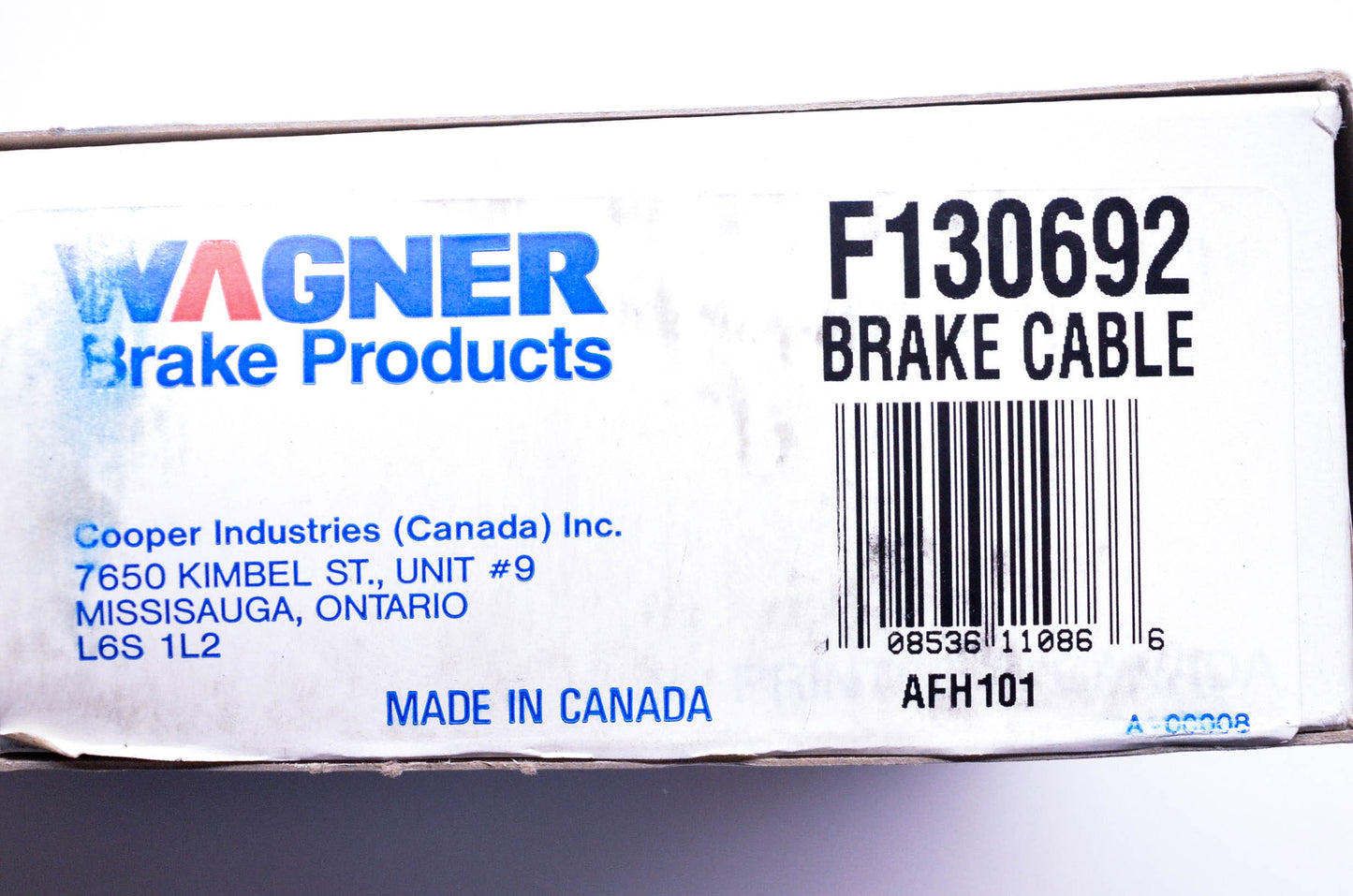 Wagner F130692 Brake Cable NOS