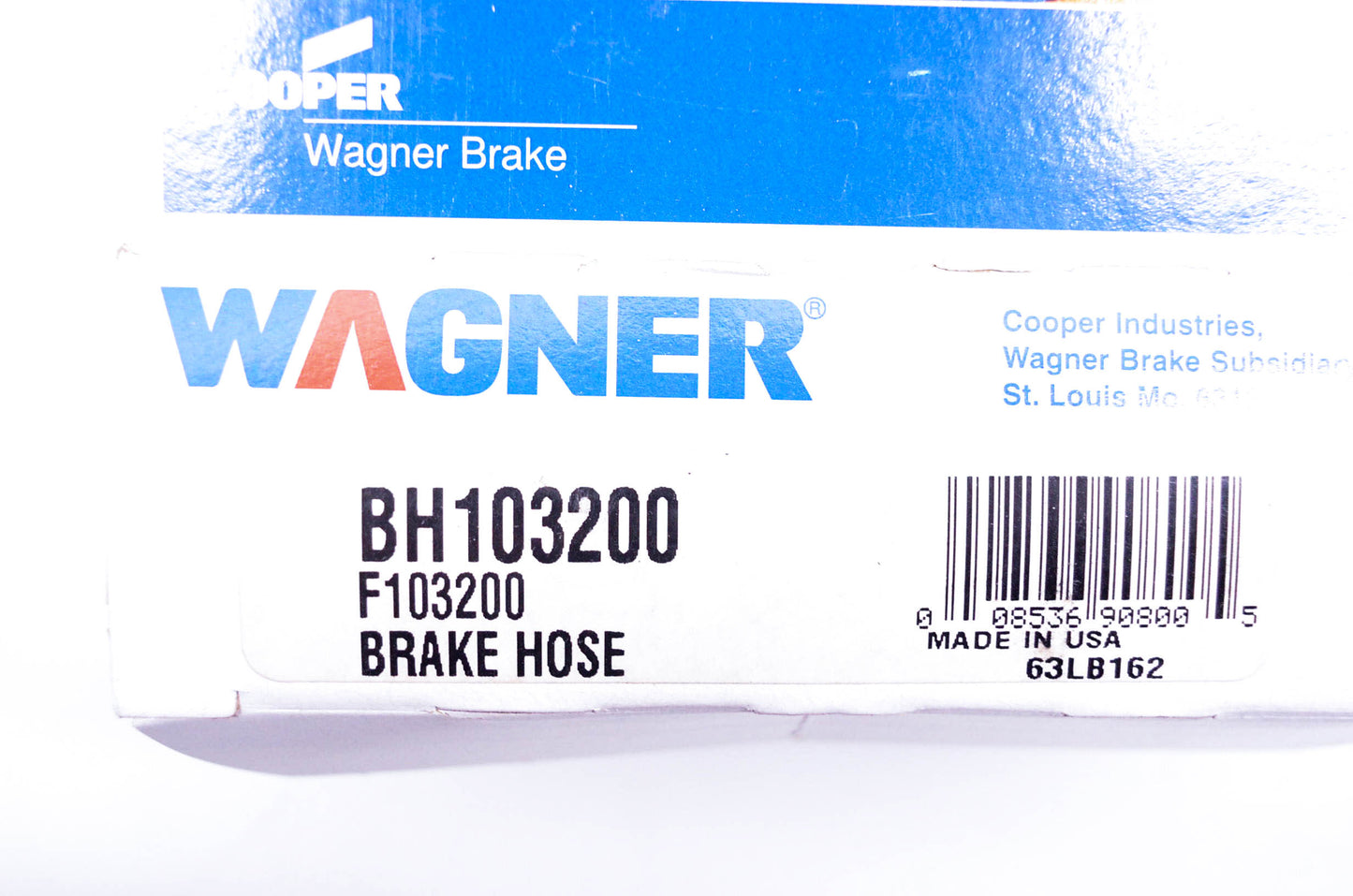 Wagner F103200, BH103200 Brake Hose NOS