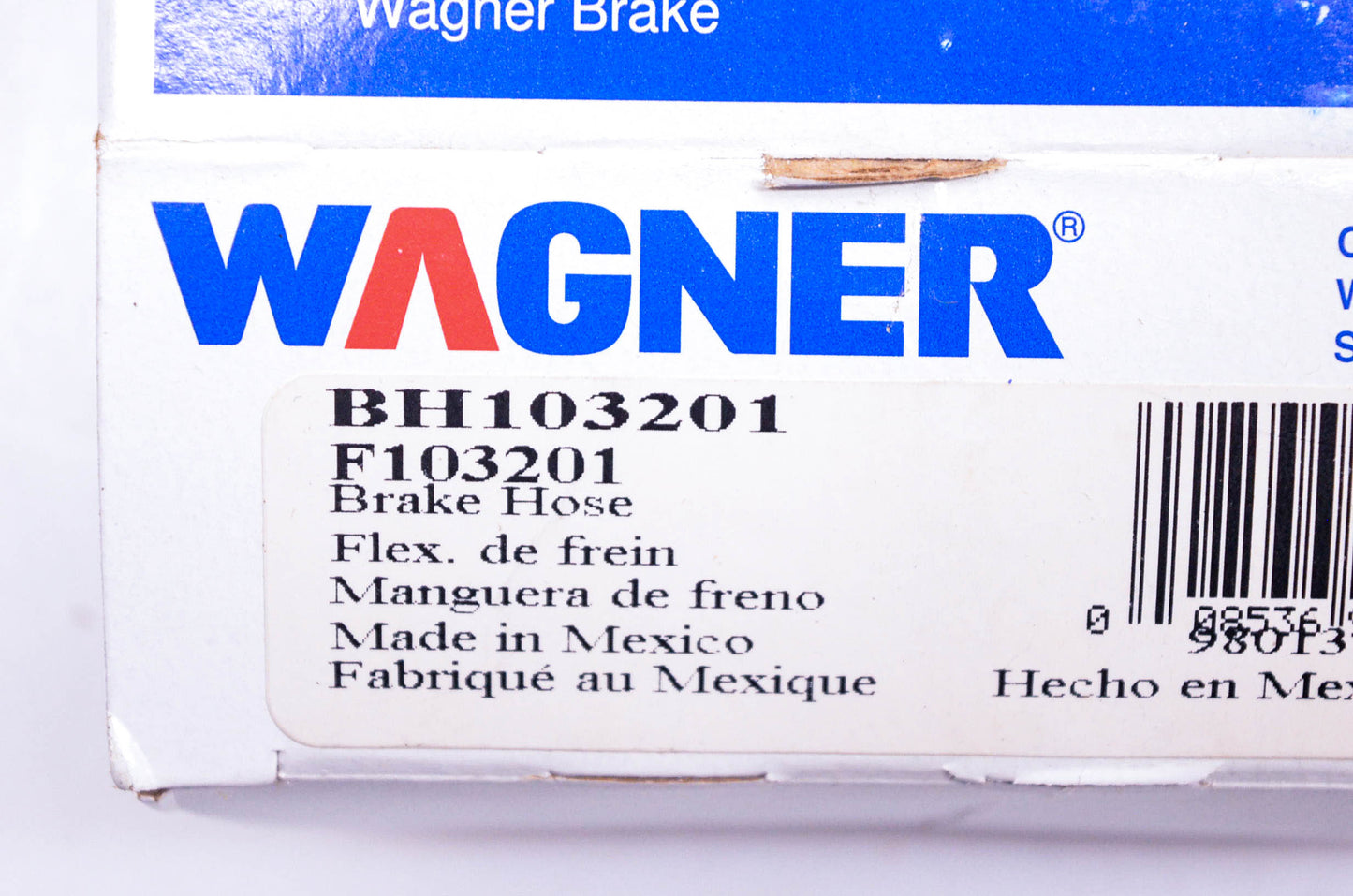 Wagner F103201, BH103201 Brake Hose NOS