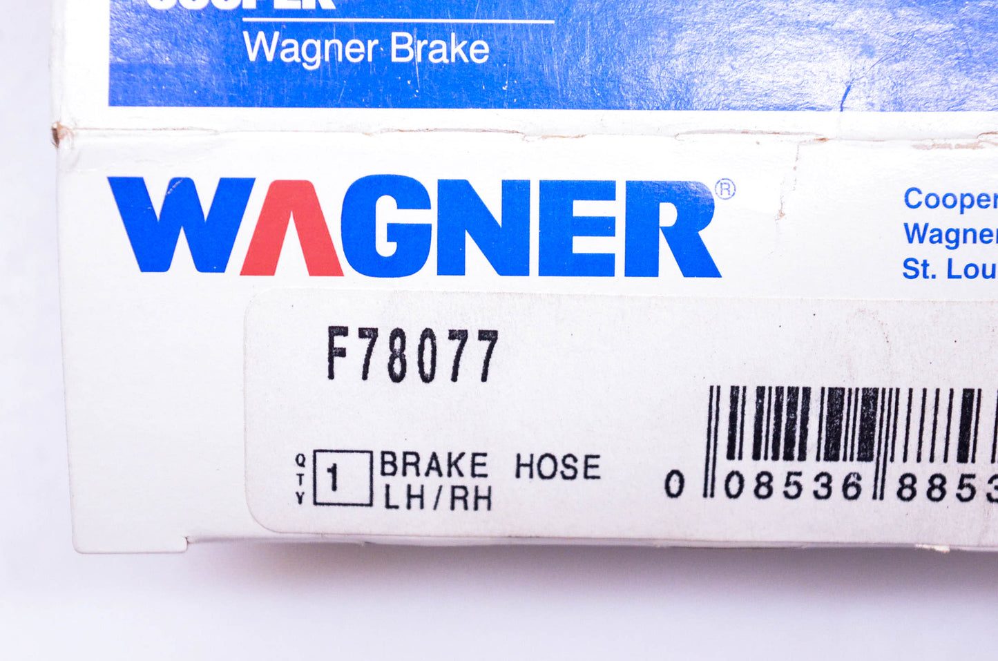 Wagner F78077 Brake Hose NOS