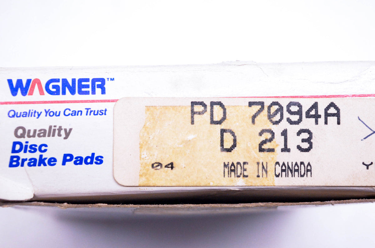 Wagner PD7094A D-213 Disc Brake Pad Kit NOS