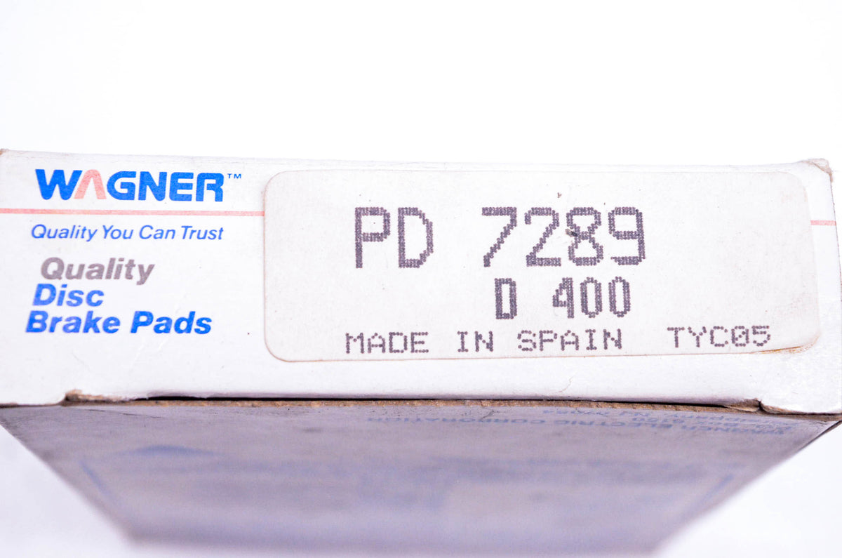 Wagner PD7289 D-400 Disc Brake Pad Kit NOS