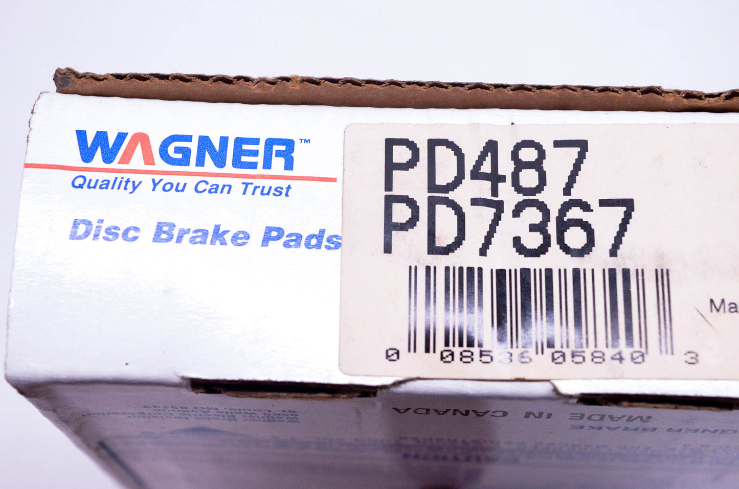 Wagner PD7367, PD487 Disc Brake Pad Kit NOS