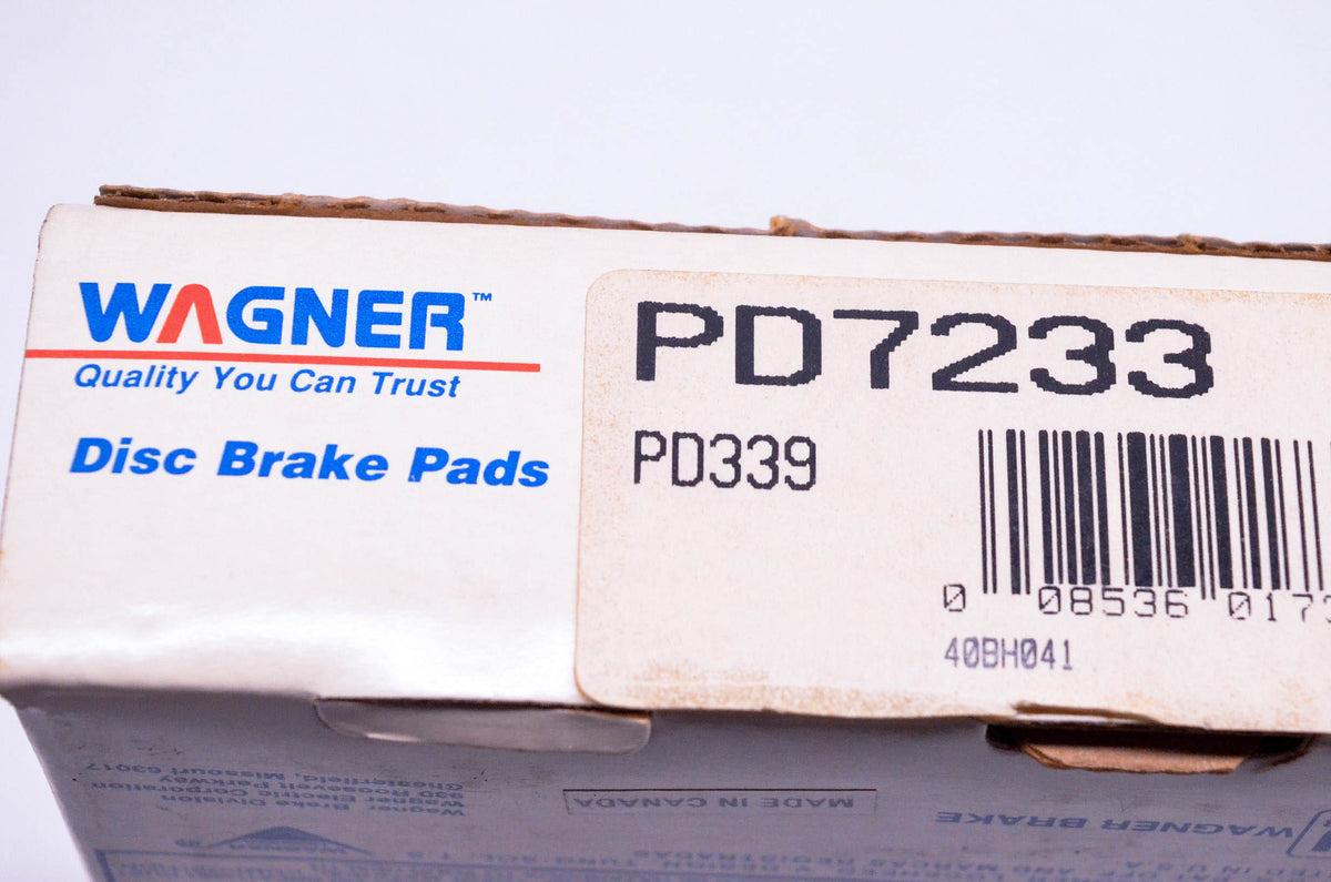 Wagner PD7233, PD339 Disc Brake Pad Kit NOS