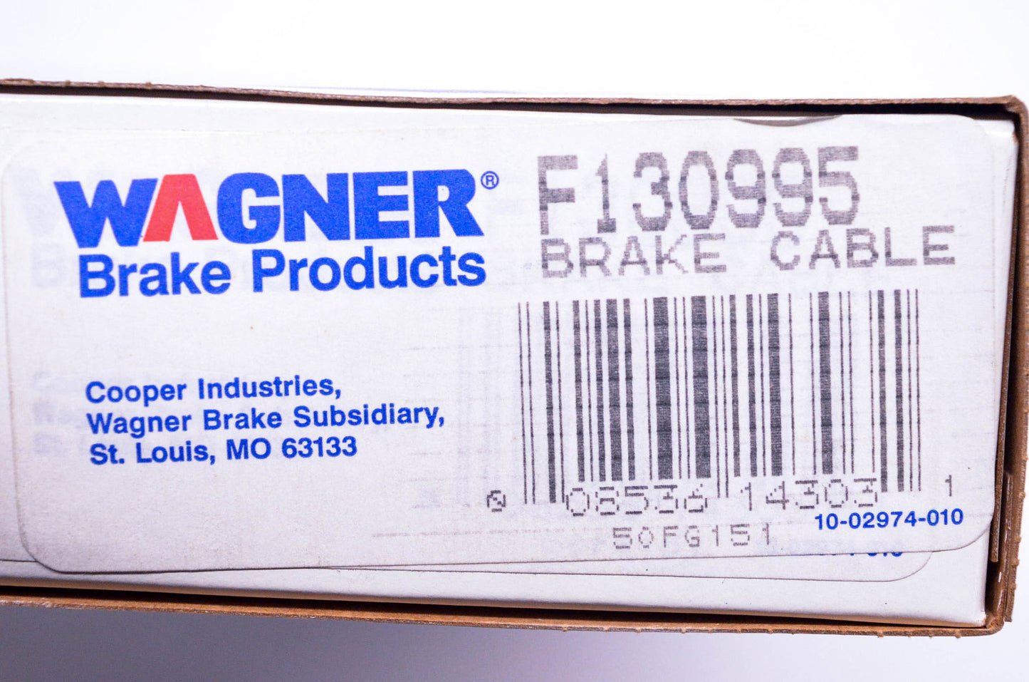 Wagner F130995 Brake Cable NOS