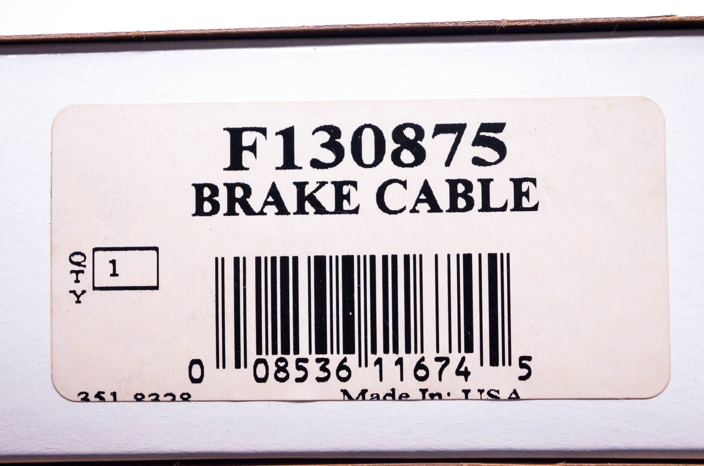Wagner F130875 Brake Cable NOS