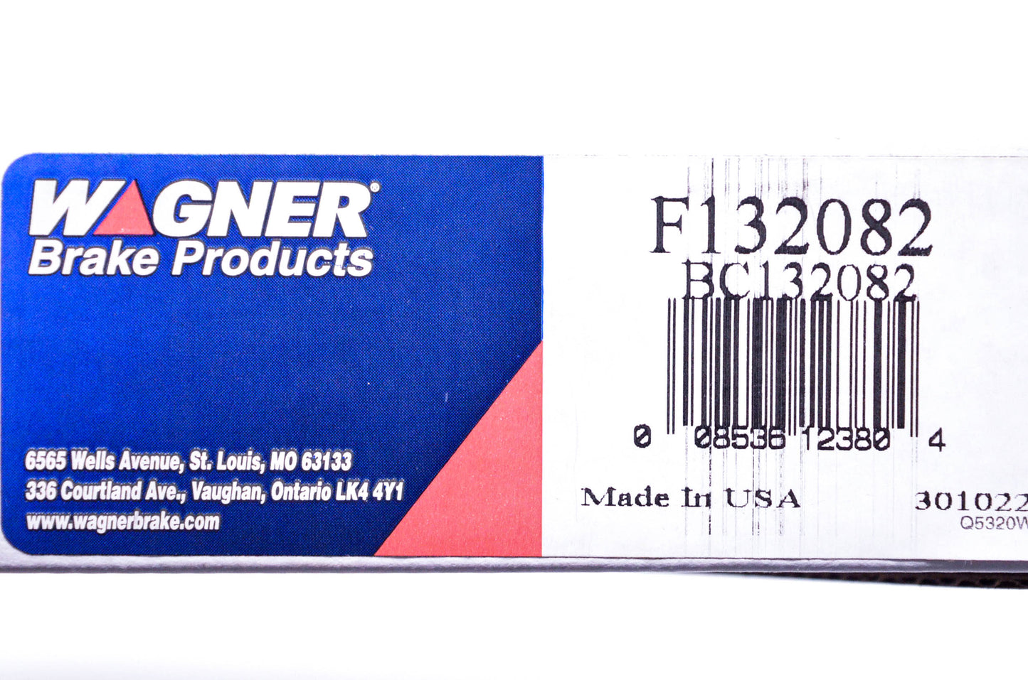 Wagner F132082, BC132082 Brake Cable NOS