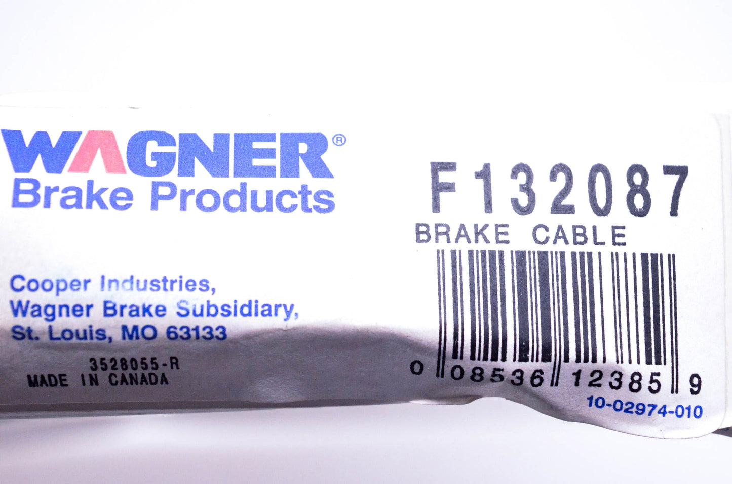 Wagner F132087 Brake Cable NOS