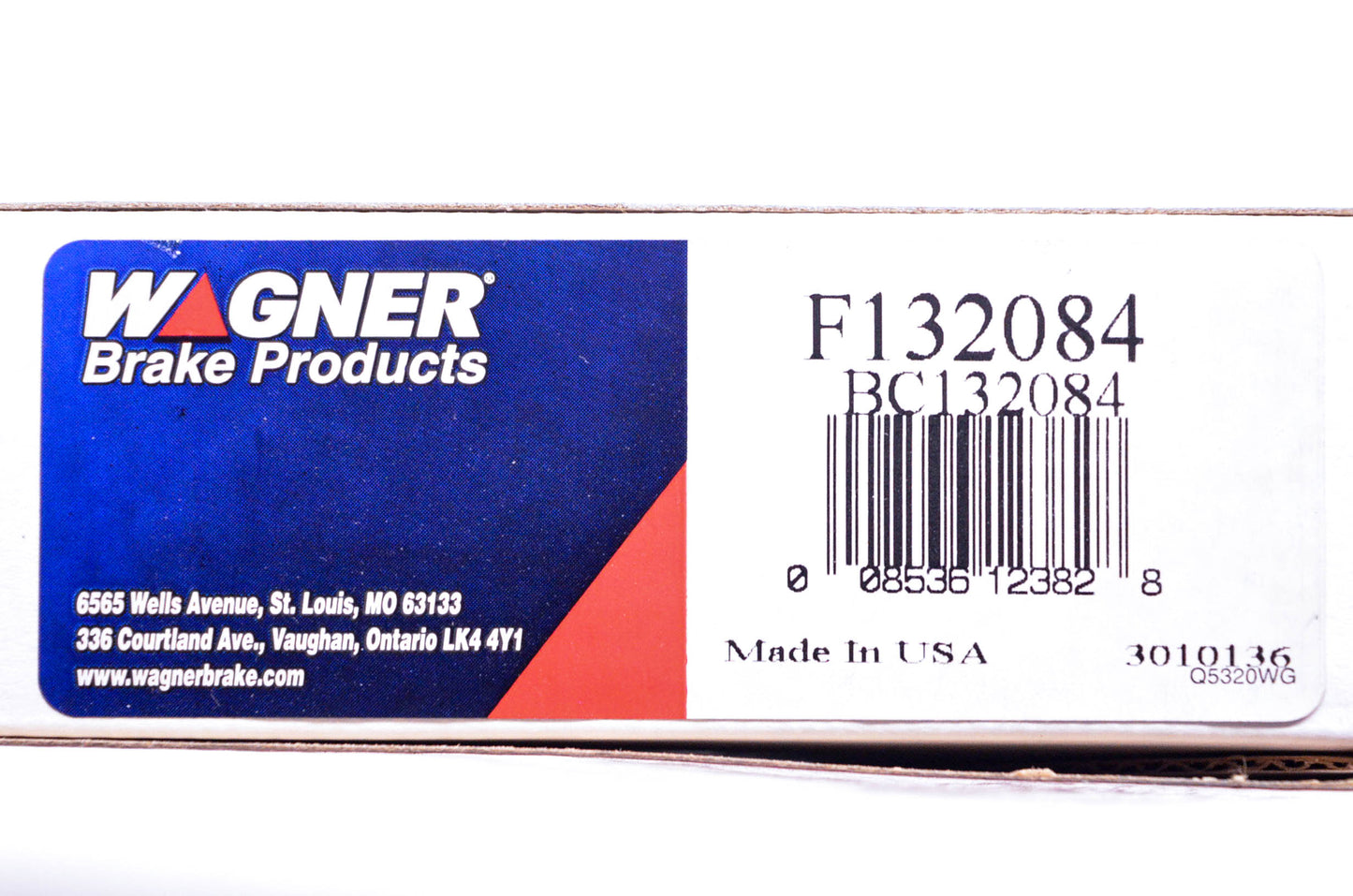 Wagner F132084, BC132084 Brake Cable NOS