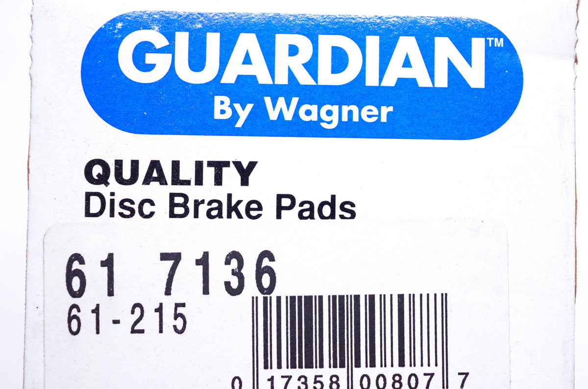 Wagner 61-7136, 61-215 Disc Brake Pad Kit NOS