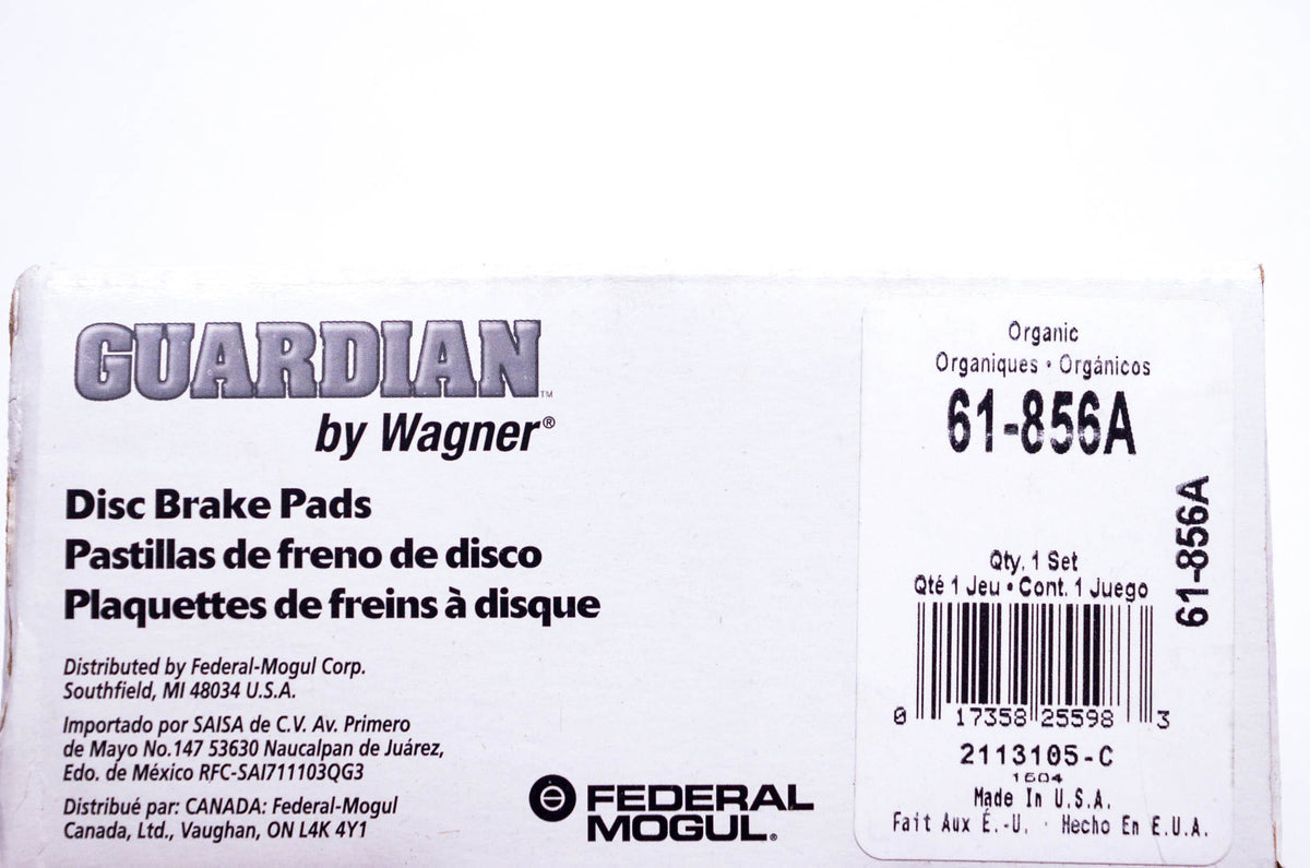 Wagner 61-856A Disc Brake Pad Kit NOS