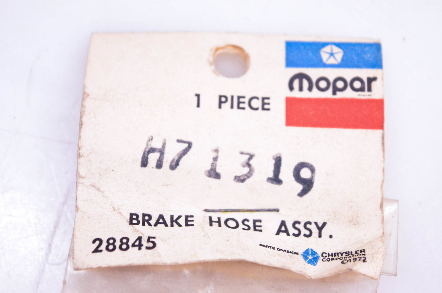Mopar H71319, H-71319 Brake Hose NOS