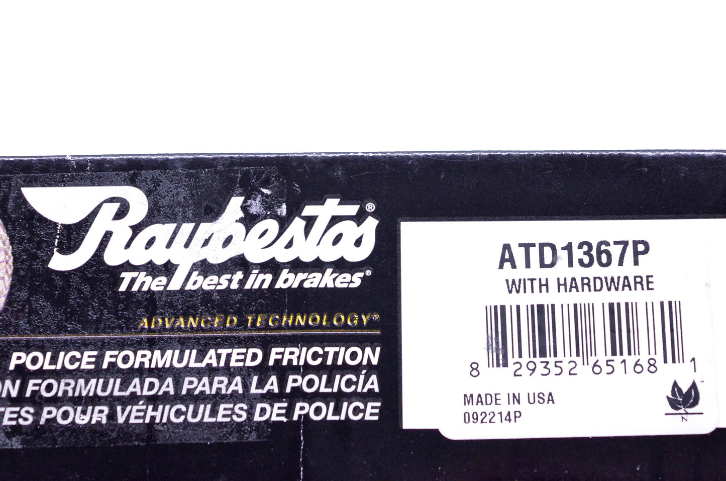 Raybestos ATD1367P Specialty Disc Brake Pad Kit NOS