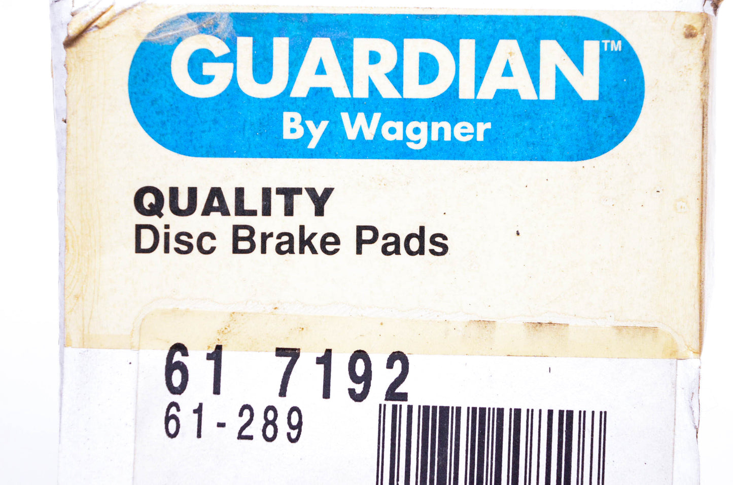 Wagner 61-7192, 61-289 Disc Brake Pad Kit NOS