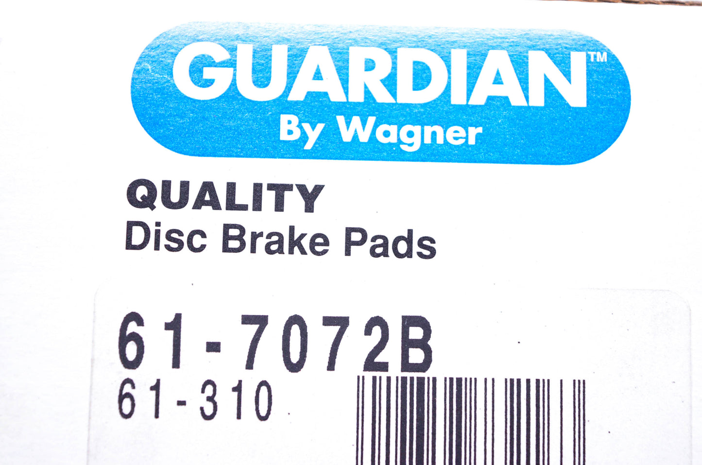 Wagner 61-7072B, 61-310 Disc Brake Pad Kit NOS
